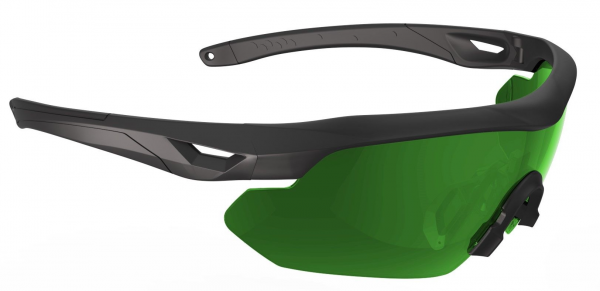 Swisseye Tactical - Brille Nighthawk Pro rubber black (Laser Lens Green)