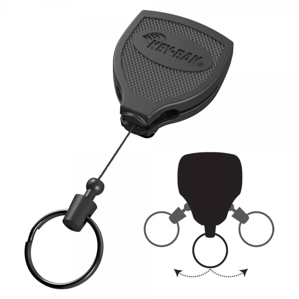 KEY-BAK® - KB Super 48 Plus Schlüsselanhänger mit Gürtelclip