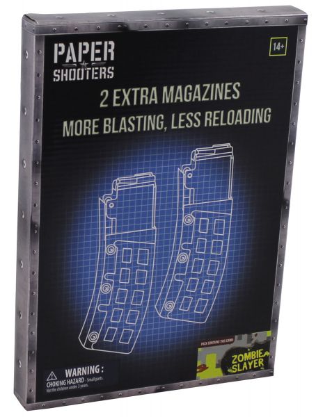PAPER SHOOTERS, Bausatz, Magazin &quot;Zombie&quot;, 2er Pack