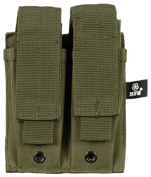 Magazintasche, 2-fach, klein, &quot;MOLLE&quot;, oliv