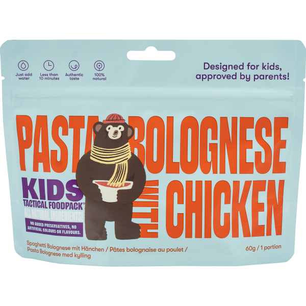 Tactical Foodpack Kids - Pasta Bolognese with Chicken (Pasta Bolognese mit Hähnchen)