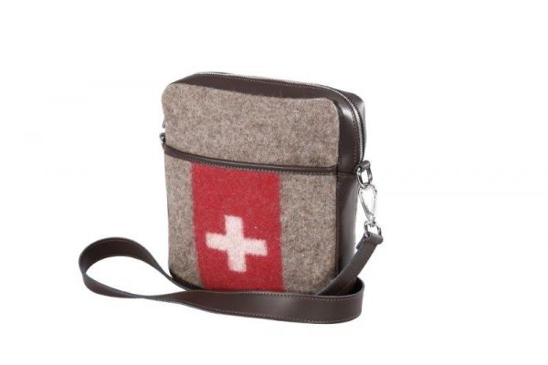 Umhängetasche &quot;Schweizer Armee Wolldecke&quot;