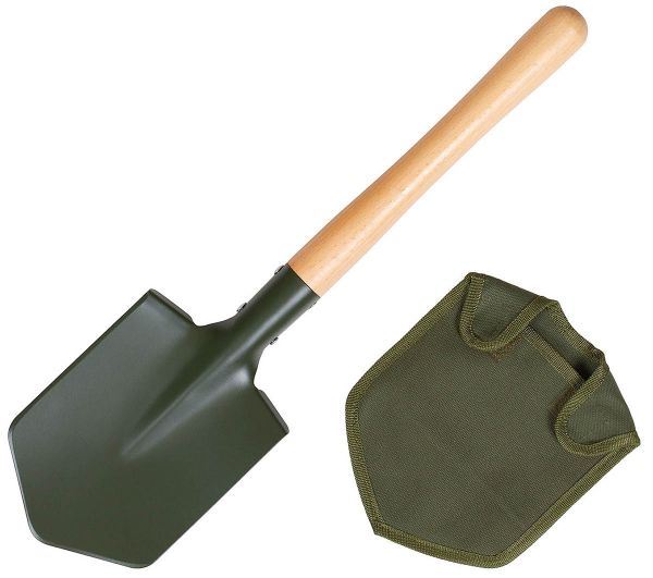 Feldspaten, Holzstiel, extra stabil