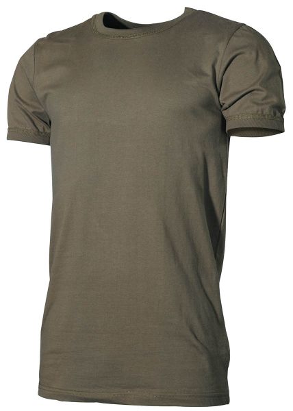 BW Unterhemd, halbarm, oliv grosse Grössen