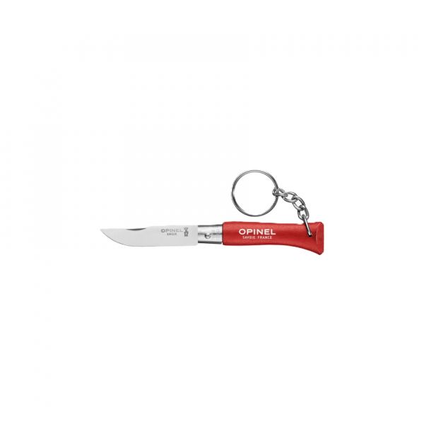 Opinel - Schlüsselanhänger No. 04 Inox (rot)