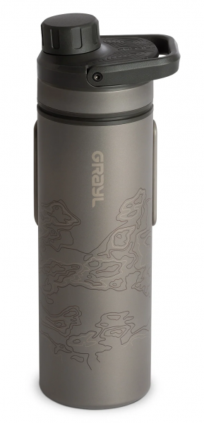 GRAYL - Wasserfilter Ultrapress Titanium Bottle (Covert Black)