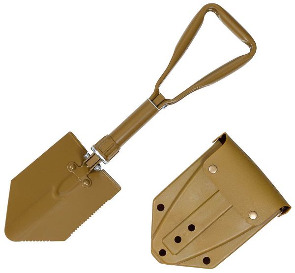 BW Klappspaten, 3-teilig, coyote tan