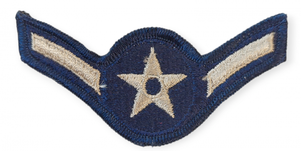 Stickabzeichen - WWII Airman (Amn) blue/silver