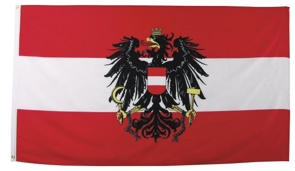 Fahne, Österreich, Polyester, 90 x 150 cm