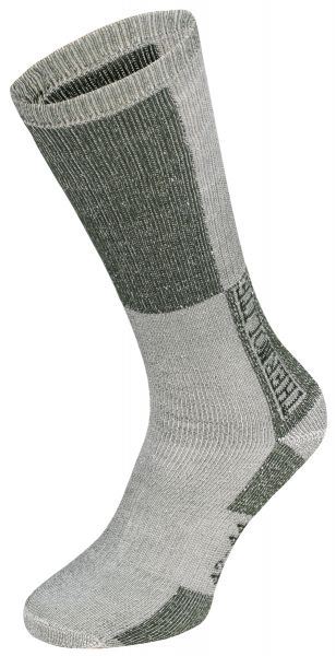Wintersocken, &quot;Polar&quot;, oliv-weiss