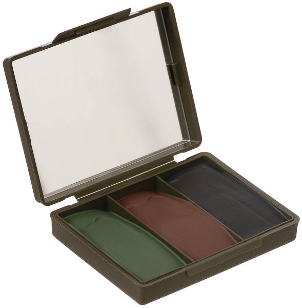 Brit. Tarnschminkset, 3 Farben, mit Spiegel, 45 g