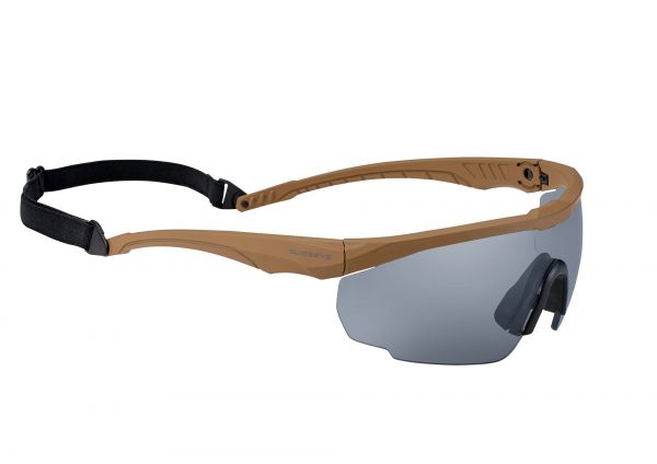 Swisseye Tactical - Brille Blackhawk rubber brown