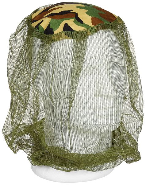 Moskito Kopfnetz, oliv-woodland, Gummizug