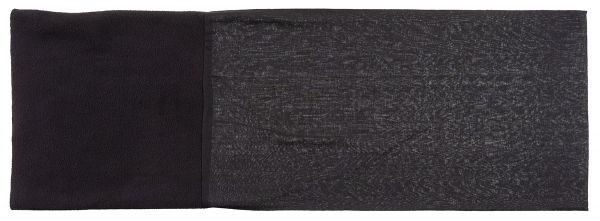 Rundschal, Fleece, schwarz