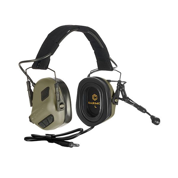 earmor - M32 Plus Tactical Hearing Protection Ear-Muff grün, SNR = 29