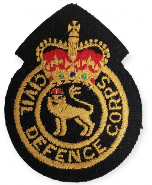 Stickabzeichen - GB 2WK Civil Defence Corps