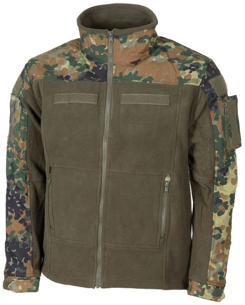 Fleece-Jacke, &quot;Combat&quot;, flecktarn
