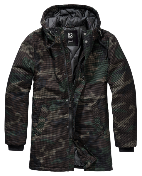 Brandit - Grid Camo Parka woodland