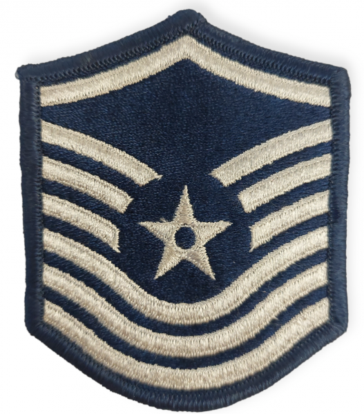 Stickabzeichen - USAF Senior Master Sergeant (ca. 7,0 x 9,0 cm)